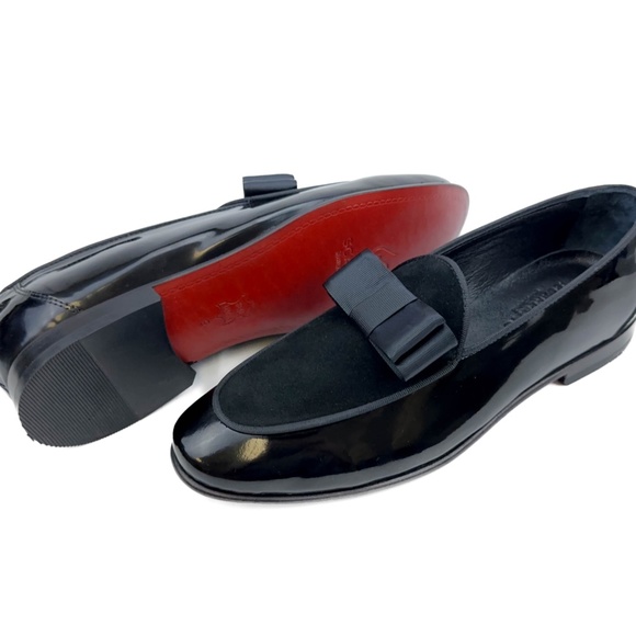 BowTie Black Men\'s Genuine Leather Loafer main image 8